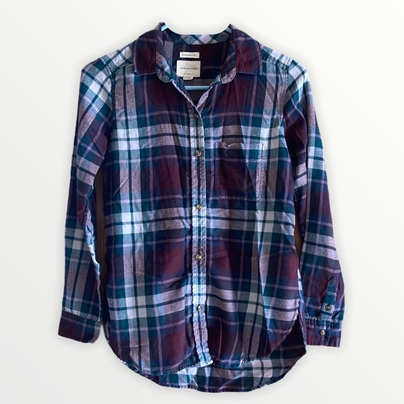 American Eagle Outfitters Tops - ⛄️American Eagle Boyfriend Fit XS Flannel